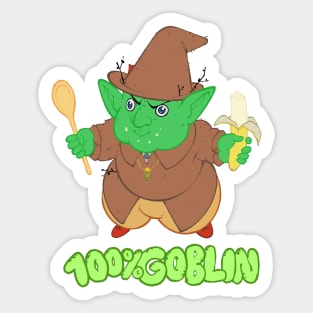 100% Goblin Sticker